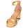 Παπούτσια Γυναίκα Σανδάλια / Πέδιλα Lauren Ralph Lauren LOGAN-SANDALS-HEEL SANDAL Gold