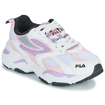 Παπούτσια Κορίτσι Χαμηλά Sneakers Fila CR-CW02 RAY TRACER KIDS Άσπρο / Violet / Ροζ