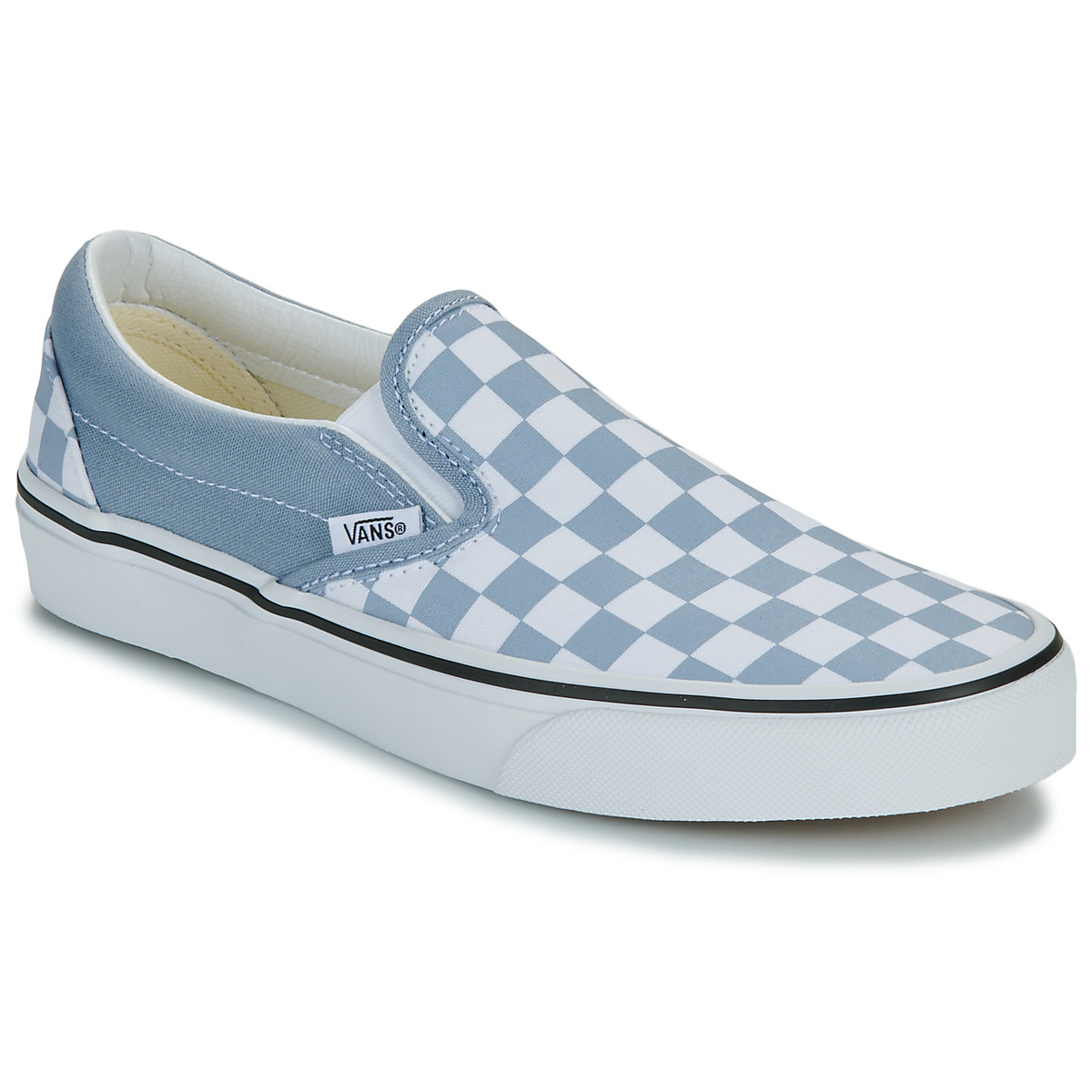 Slip on Vans Classic Slip-On COLOR THEORY CHECKERBOARD DUSTY BLUE