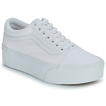 Παπούτσια Γυναίκα Χαμηλά Sneakers Vans UA Old Skool Stackform TRUE WHITE Άσπρο
