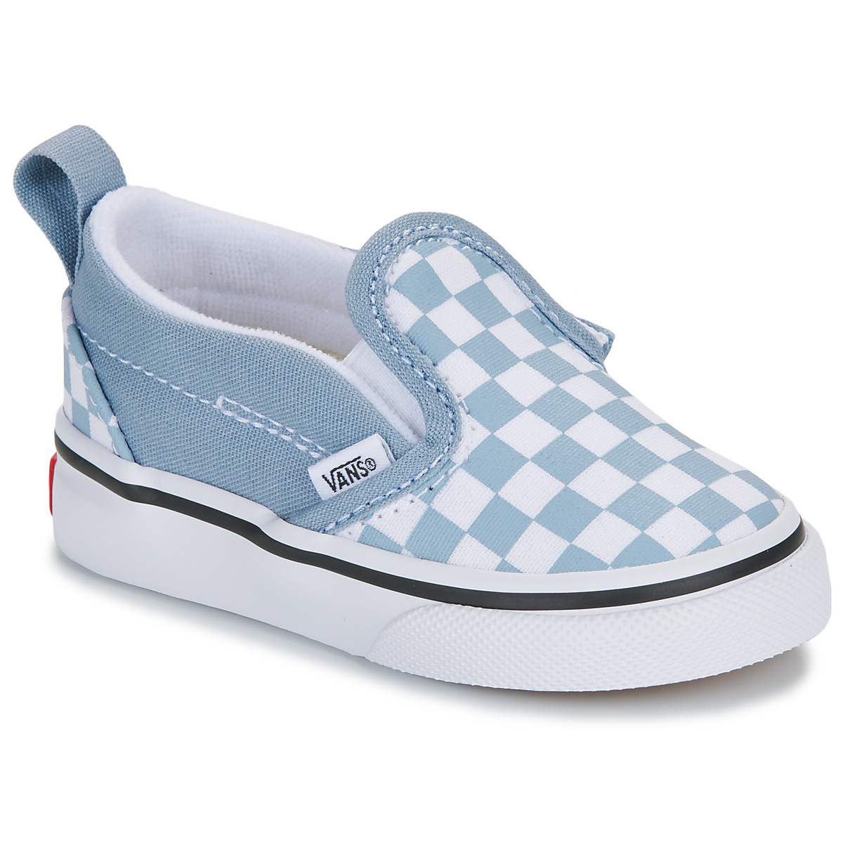 Slip on Vans TD Slip-On V COLOR THEORY CHECKERBOARD DUSTY BLUE