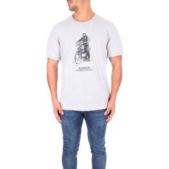 Υφασμάτινα Άνδρας T-shirt με κοντά μανίκια Barbour MTS1209 MTS Άσπρο