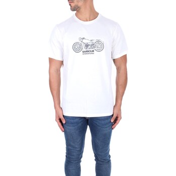 Υφασμάτινα Άνδρας T-shirt με κοντά μανίκια Barbour MTS1201 MTS Άσπρο