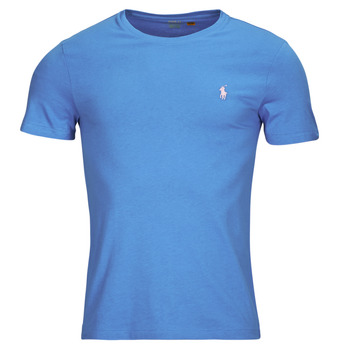 Υφασμάτινα Άνδρας T-shirt με κοντά μανίκια Polo Ralph Lauren T-SHIRT AJUSTE EN COTON Μπλέ / New /  england / Mπλε