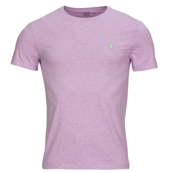 Υφασμάτινα Άνδρας T-shirt με κοντά μανίκια Polo Ralph Lauren T-SHIRT AJUSTE EN COTON Lilas / Pastel / Purple / Heather
