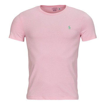 Υφασμάτινα Άνδρας T-shirt με κοντά μανίκια Polo Ralph Lauren T-SHIRT AJUSTE EN COTON Ροζ / Garden / Pink