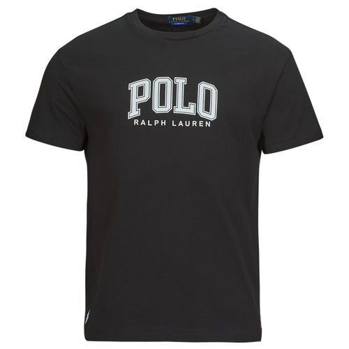 Υφασμάτινα Άνδρας T-shirt με κοντά μανίκια Polo Ralph Lauren T-SHIRT AJUSTE EN COTON SERIGRAPHIE POLO RALPH LAUREN Black