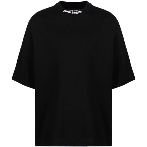 Υφασμάτινα Άνδρας T-shirt με κοντά μανίκια Palm Angels PMAA002E20JER0011001 Black