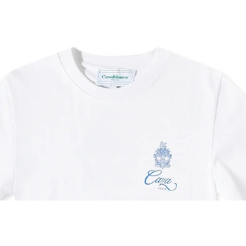 Υφασμάτινα Άνδρας T-shirt με κοντά μανίκια Casablanca MF22-JTS-001-11 Άσπρο