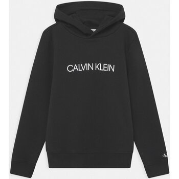 Υφασμάτινα Παιδί T-shirts & Μπλούζες Calvin Klein Jeans IU0IU00163 Black