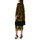 Υφασμάτινα Γυναίκα Μπουφάν / Ζακέτες My T Wearables FRINGES SHORT KIMONO WOMEN ΜΑΥΡΟ- ΧΡΥΣΟ