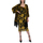 Υφασμάτινα Γυναίκα Μπουφάν / Ζακέτες My T Wearables FRINGES SHORT KIMONO WOMEN ΜΑΥΡΟ- ΧΡΥΣΟ