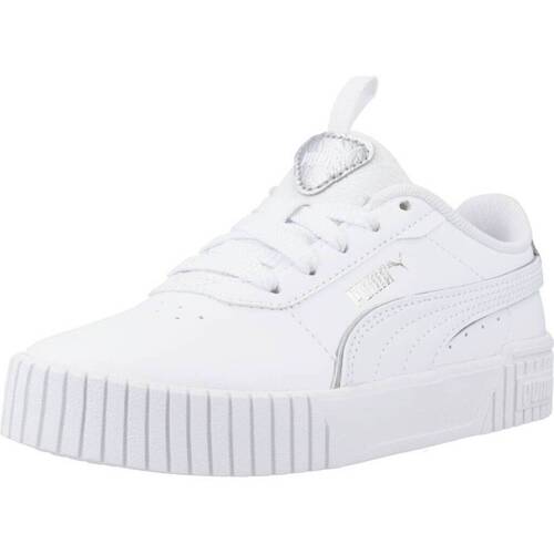 Παπούτσια Κορίτσι Χαμηλά Sneakers Puma CARINA 2.0 POP UP ME Άσπρο