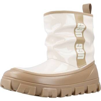Παπούτσια Κορίτσι Μπότες UGG K CLASSIC BRELLAH MINI Άσπρο