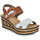 Παπούτσια Γυναίκα Σανδάλια / Πέδιλα Rieker  Άσπρο / Brown