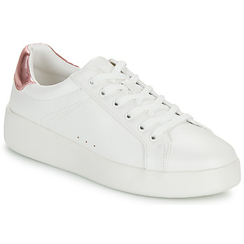 Παπούτσια Γυναίκα Χαμηλά Sneakers Only SOUL-4 PU Άσπρο / Ροζ