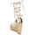 Παπούτσια Γυναίκα Σανδάλια / Πέδιλα Only ONLAMELIA-17 PU FOIL WRAP WEDGE HEEL Gold