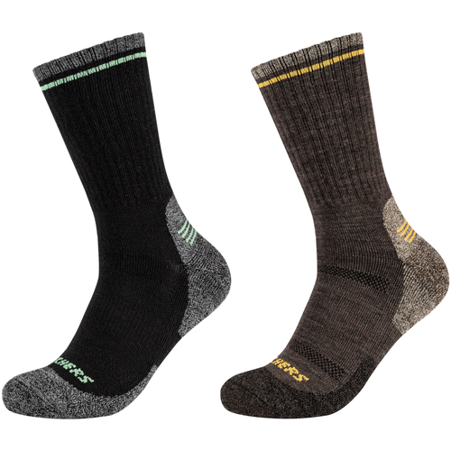 Εσώρουχα Άνδρας Αθλητικές κάλτσες  Skechers 2PPK Men Trail Wool Socks Black