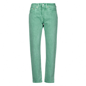Υφασμάτινα Γυναίκα Boyfriend jeans Levi's 501® CROP Dusty / Beryl / Πρασινο / 501