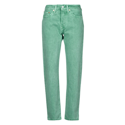 Υφασμάτινα Γυναίκα Boyfriend jeans Levi's 501® CROP Green