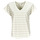 Υφασμάτινα Γυναίκα T-shirt με κοντά μανίκια Vero Moda VMIBI Ecru / Gold