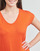 Υφασμάτινα Γυναίκα T-shirt με κοντά μανίκια Pieces PCBILLO TEE LUREX STRIPES Orange