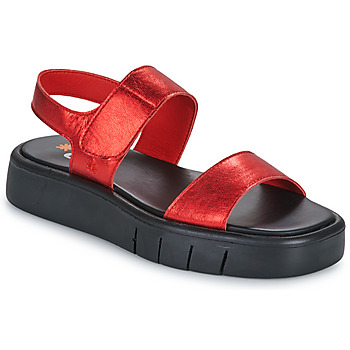 Παπούτσια Γυναίκα Σανδάλια / Πέδιλα Art MALAGA Red / Μεταλικό