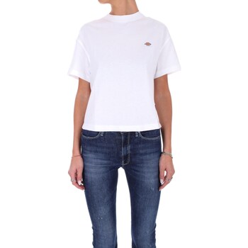 Υφασμάτινα Γυναίκα T-shirt με κοντά μανίκια Dickies DK0A4Y8L Άσπρο