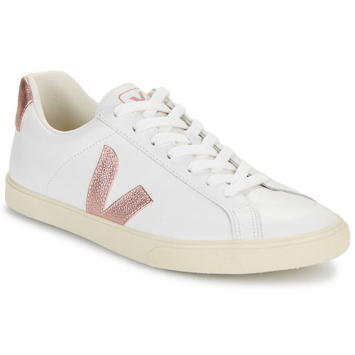 Παπούτσια Γυναίκα Χαμηλά Sneakers Veja ESPLAR LOGO Άσπρο / Ροζ