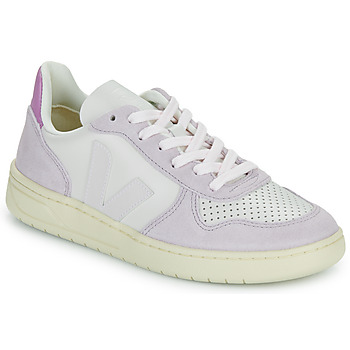 Παπούτσια Γυναίκα Χαμηλά Sneakers Veja V-10 Άσπρο / Violet