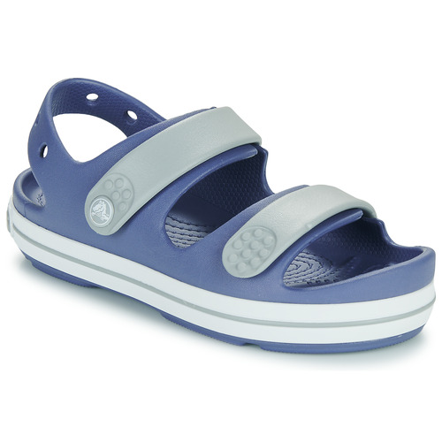 Παπούτσια Παιδί Σανδάλια / Πέδιλα Crocs Crocband Cruiser Sandal T Μπλέ / Grey