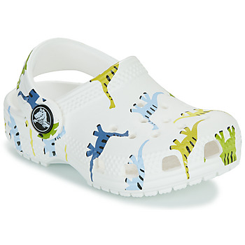 Παπούτσια Παιδί Σαμπό Crocs Classic Character Print Clog T Άσπρο / Dinosaure
