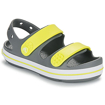 Παπούτσια Παιδί Σανδάλια / Πέδιλα Crocs Crocband Cruiser Sandal T Grey / Yellow