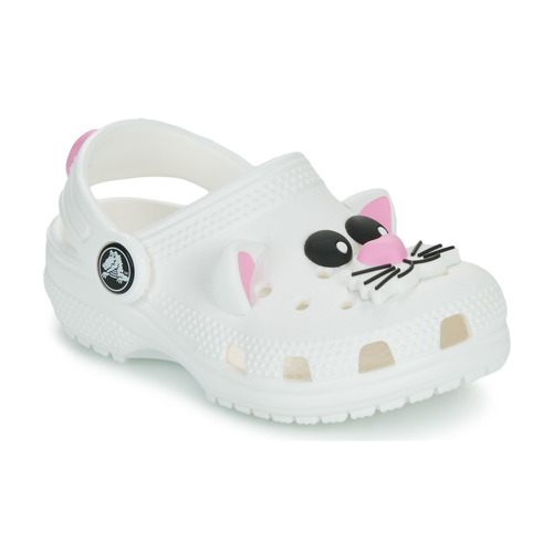 Παπούτσια Παιδί Σαμπό Crocs Classic IAM Cat Clog T Άσπρο