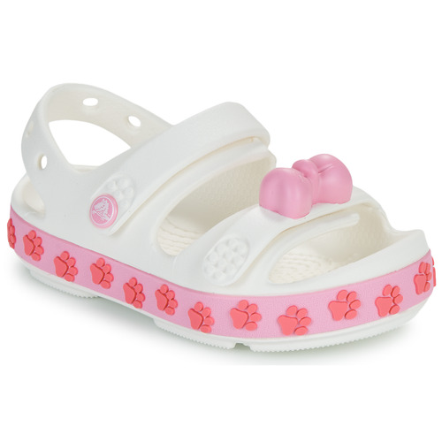 Παπούτσια Παιδί Σανδάλια / Πέδιλα Crocs Crocband Cruiser Pet Sandal T Άσπρο / Red