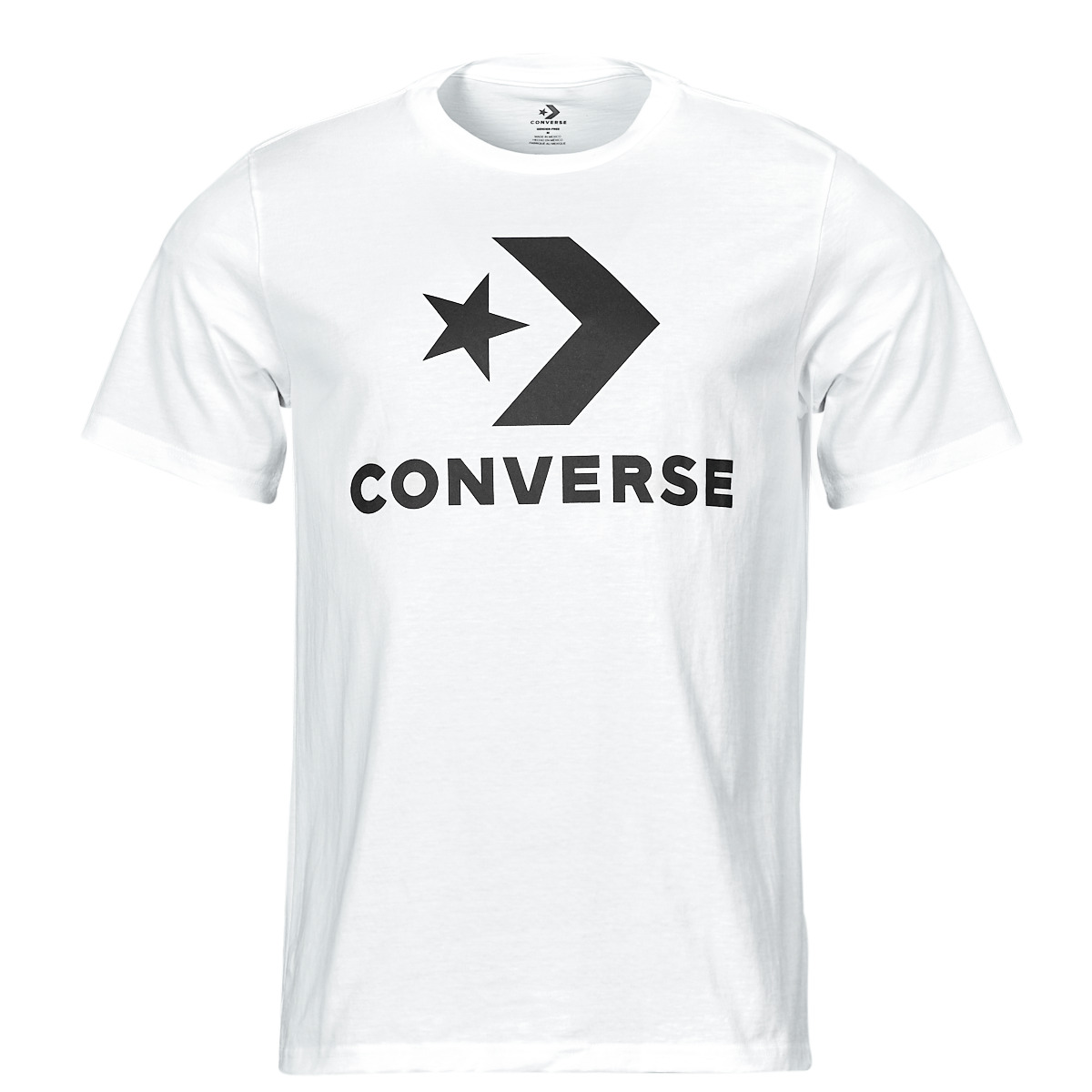 Converse  T-shirt με κοντά μανίκια Converse STAR CHEVRON TEE WHITE
