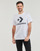 Υφασμάτινα T-shirt με κοντά μανίκια Converse STAR CHEVRON TEE WHITE Άσπρο