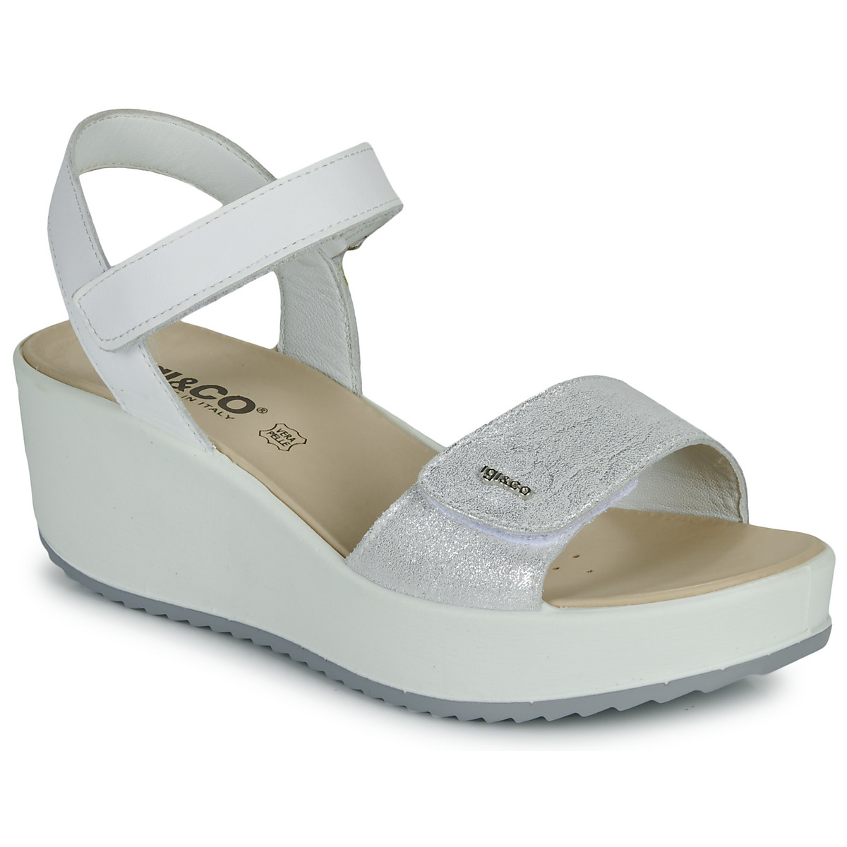 Παπούτσια Γυναίκα Σανδάλια / Πέδιλα IgI&CO  Άσπρο / Silver