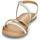 Παπούτσια Γυναίκα Σανδάλια / Πέδιλα Gioseppo BARGEME Άσπρο / Gold