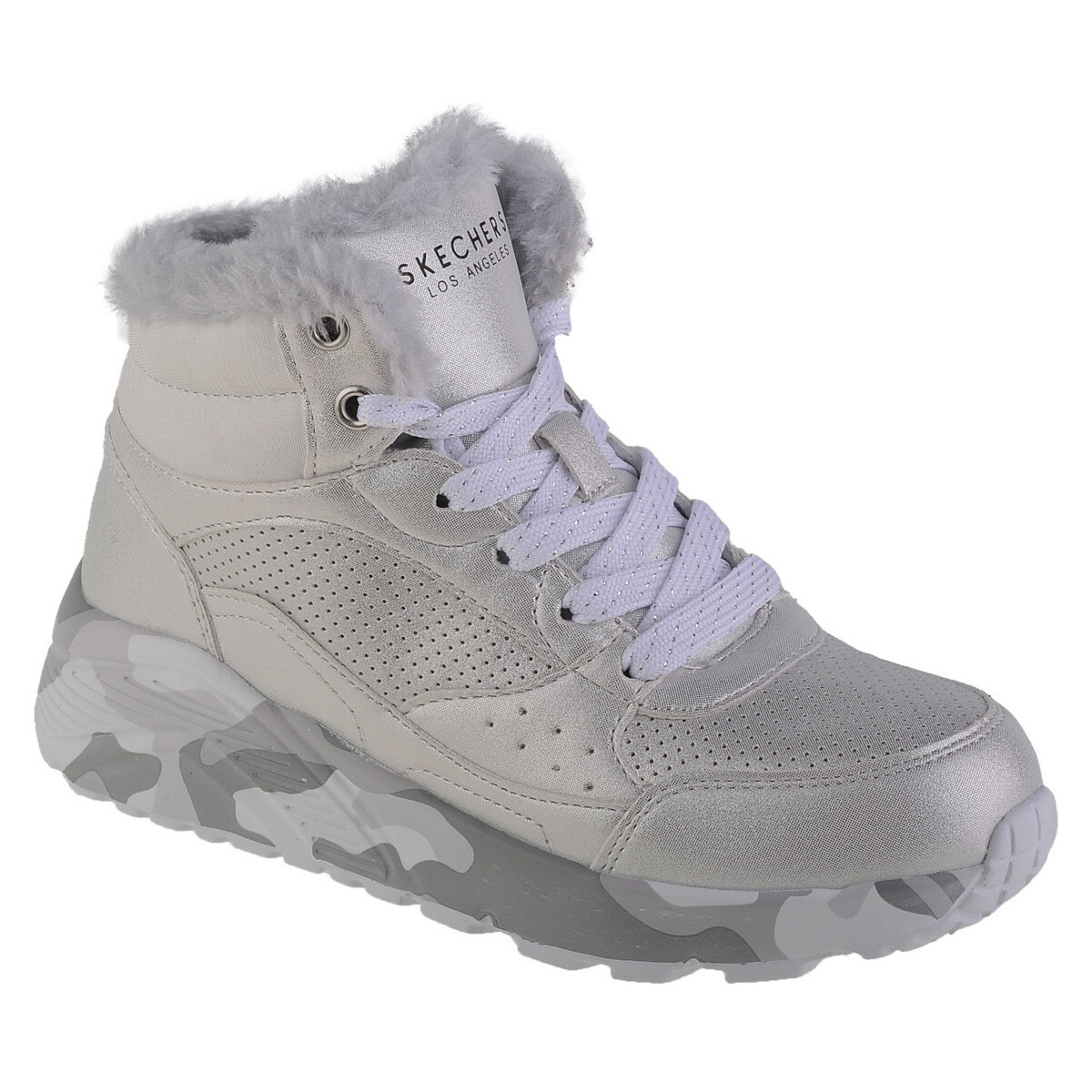 Παπούτσια Κορίτσι Χαμηλά Sneakers Skechers Uno Lite - Camo Dazzle Silver