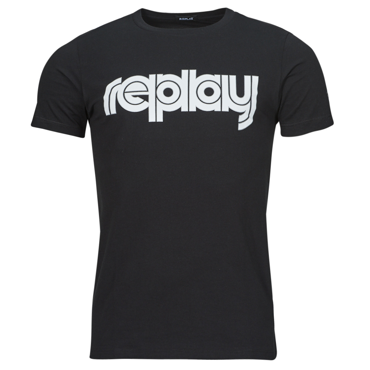 Υφασμάτινα Άνδρας T-shirt με κοντά μανίκια Replay M6754-000-2660 Black