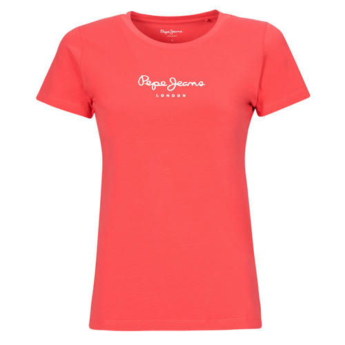 Υφασμάτινα Γυναίκα T-shirt με κοντά μανίκια Pepe jeans NEW VIRGINIA SS N Red