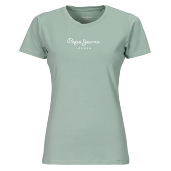 Υφασμάτινα Γυναίκα T-shirt με κοντά μανίκια Pepe jeans NEW VIRGINIA SS N Green