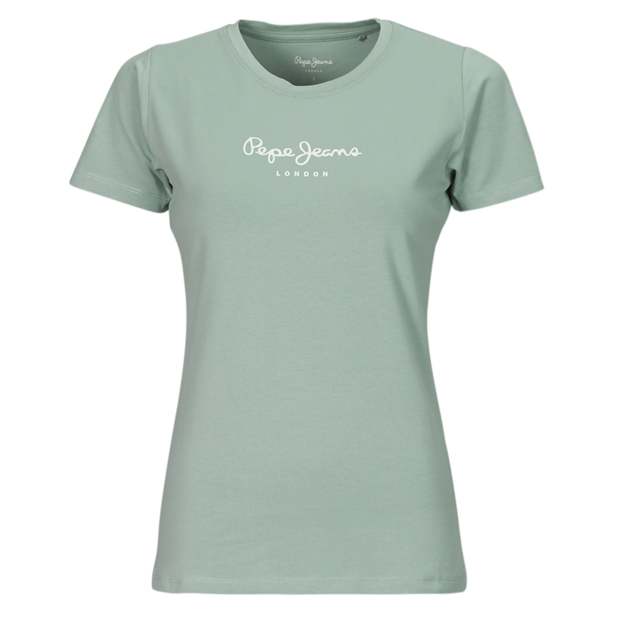 Υφασμάτινα Γυναίκα T-shirt με κοντά μανίκια Pepe jeans NEW VIRGINIA SS N Green
