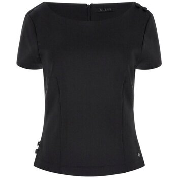 Υφασμάτινα Γυναίκα T-shirts & Μπλούζες Guess W3YP15 K9UN2 Black
