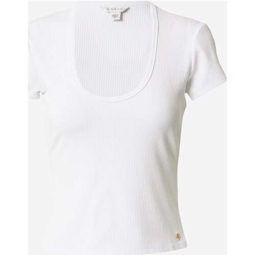 Υφασμάτινα Γυναίκα T-shirts & Μπλούζες Guess W3YP29 KB9E2 Άσπρο