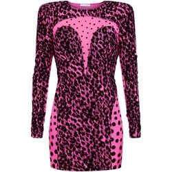 Υφασμάτινα Γυναίκα Κοντά Φορέματα Amen HMW23433 Ροζ