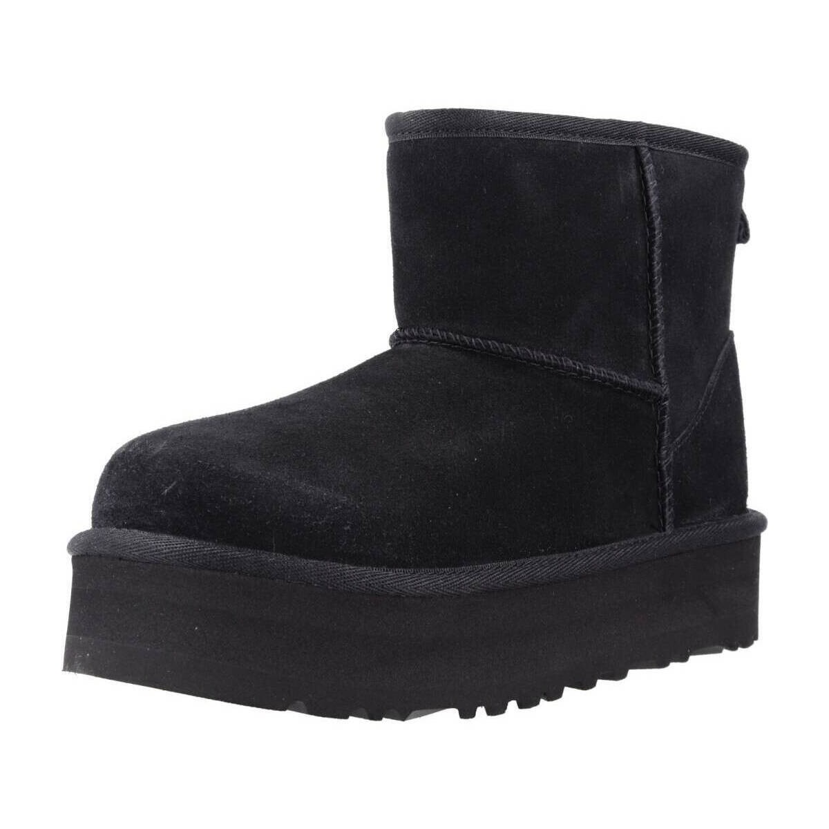 Παπούτσια Κορίτσι Μπότες UGG CLASSIC MINI PLATFORM Black
