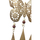 Ρολόγια & Kοσμήματα Μενταγιόν Signes Grimalt Κινητό Στολίδι Πεταλούδας Gold