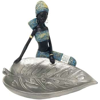 Σπίτι Αγαλματίδια και  Signes Grimalt Αφρικανική Φιγούρα Silver